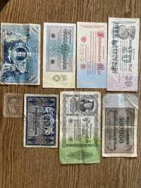 Banknot banknoty Niemcy mix