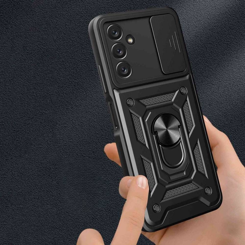 Etui Pancerne Galaxy A14 5G CamShield z Podstawką