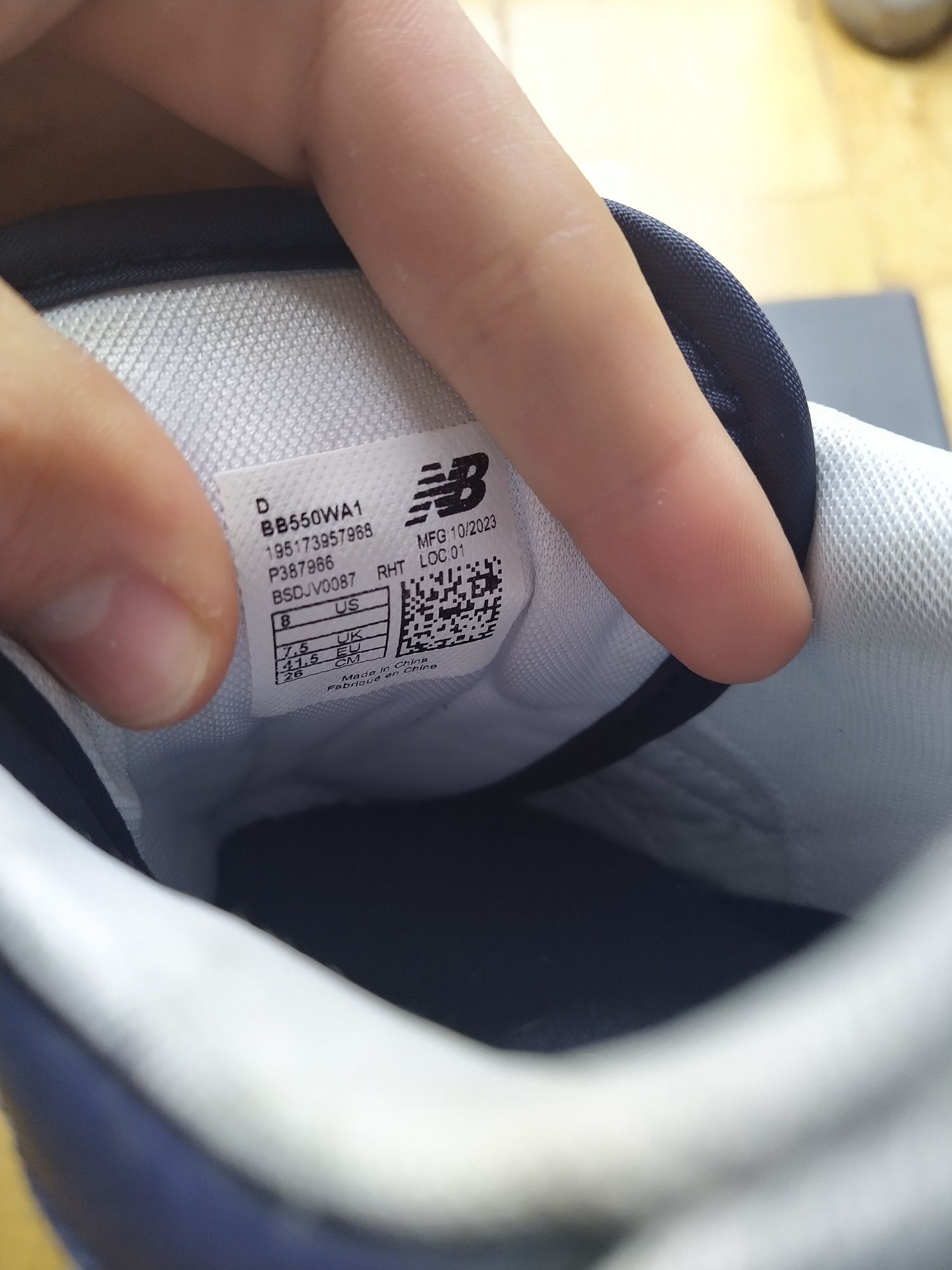 New Balance 550 Marine Blue