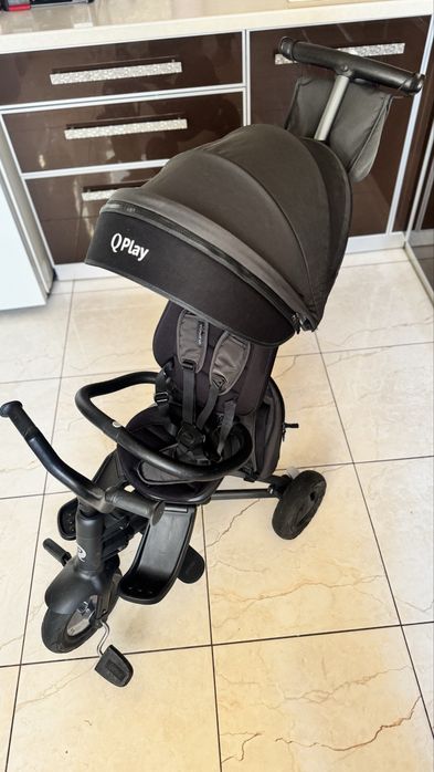 Велосипед складаний триколісний дитячий Qplay Nova+ Rubber Red