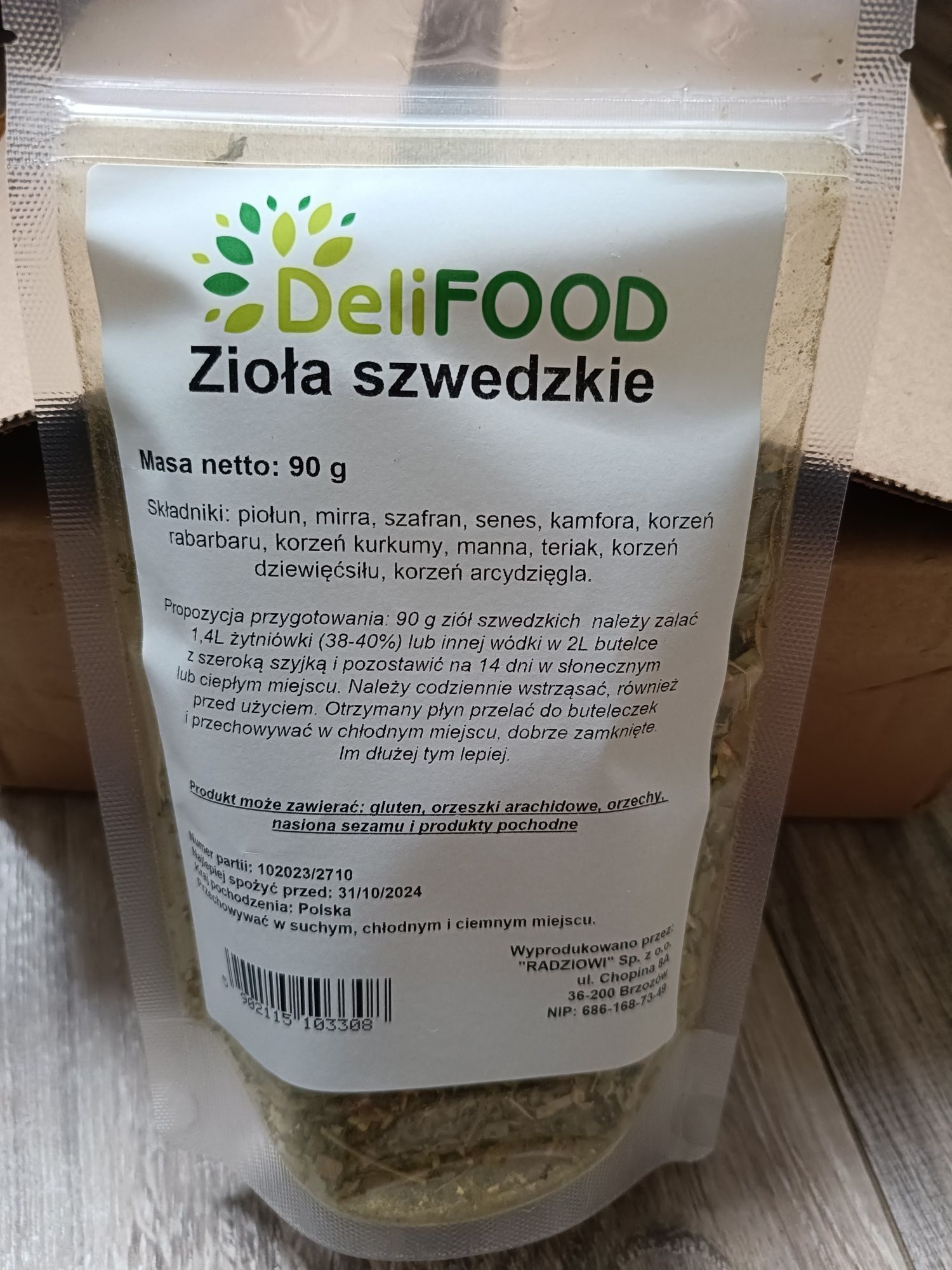 Zioła szwedzkie według Marii Treben susz 90g