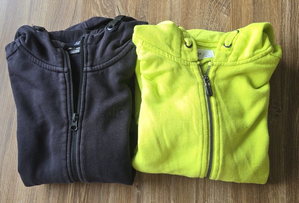 2 rozpinane sportowe bluzy Reserved 4F roz. 146