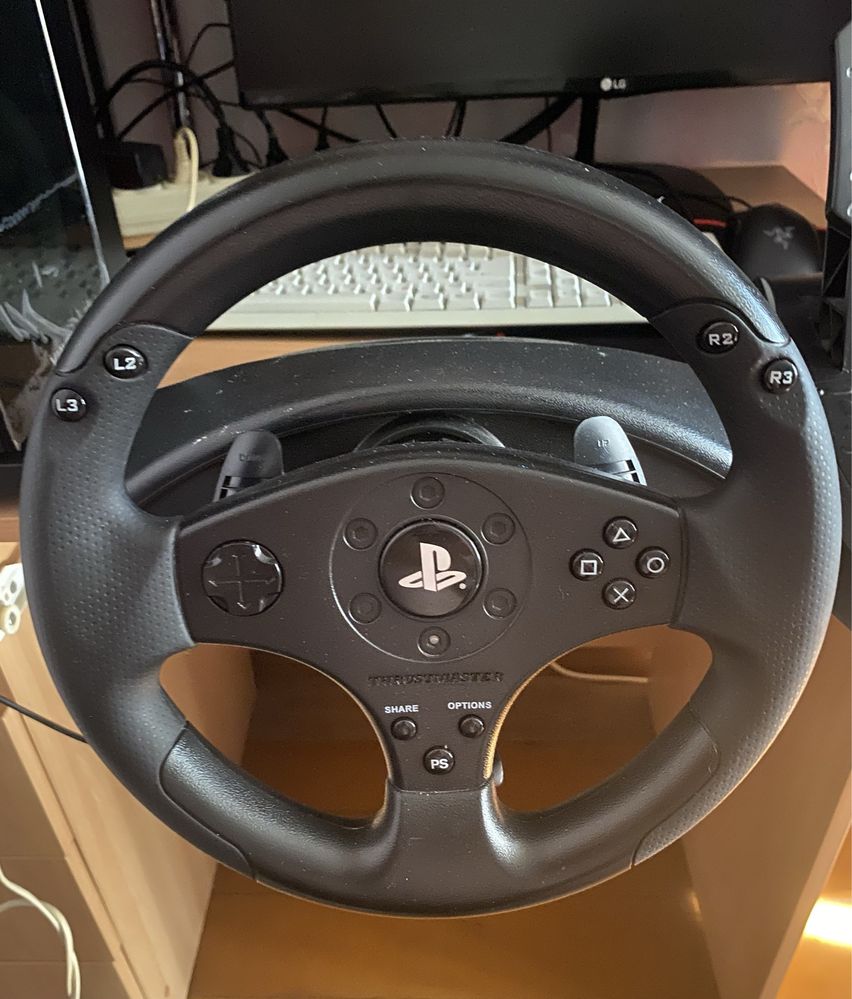 Игровой руль thrustmaster для PS3, PS4, консоль.