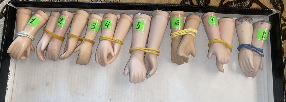 Фарфоровые детали для реставрации фарфоровых кукол