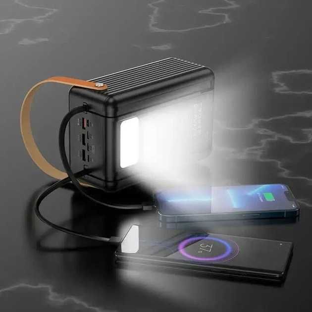 Повербанк великої ємності 80000mAh 22.5W Borofone BJ32 з ліхтариком