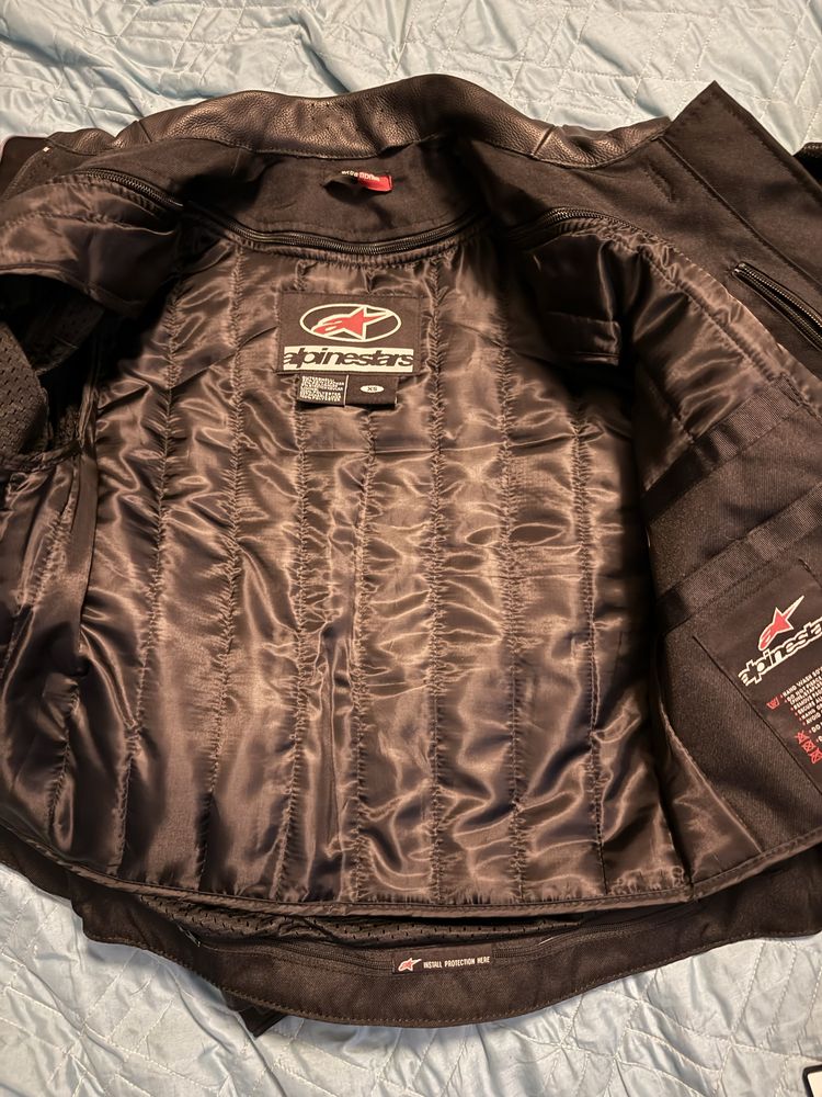 Kurka Alpinestars Aprilia Xs skora motocyklowa letnia