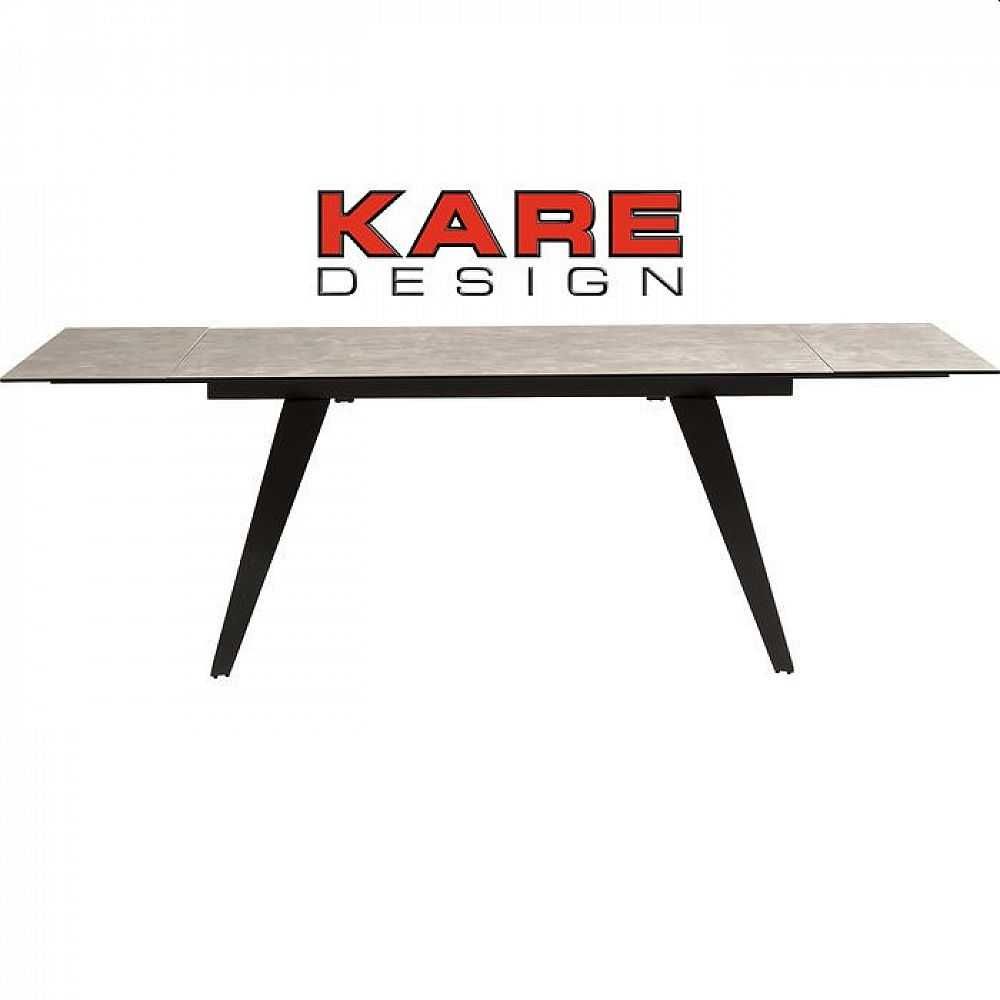 Kare Design Amsterdam rozkładany stół z blatem ze szkła ceramicznego