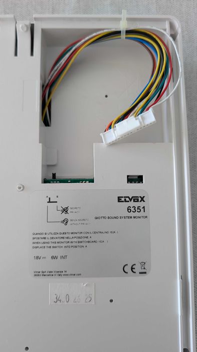 Video porteiro Elvox 6351