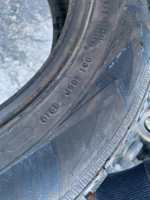 Шини 195/65 R15 пара Nokian зима 2021р 7мм