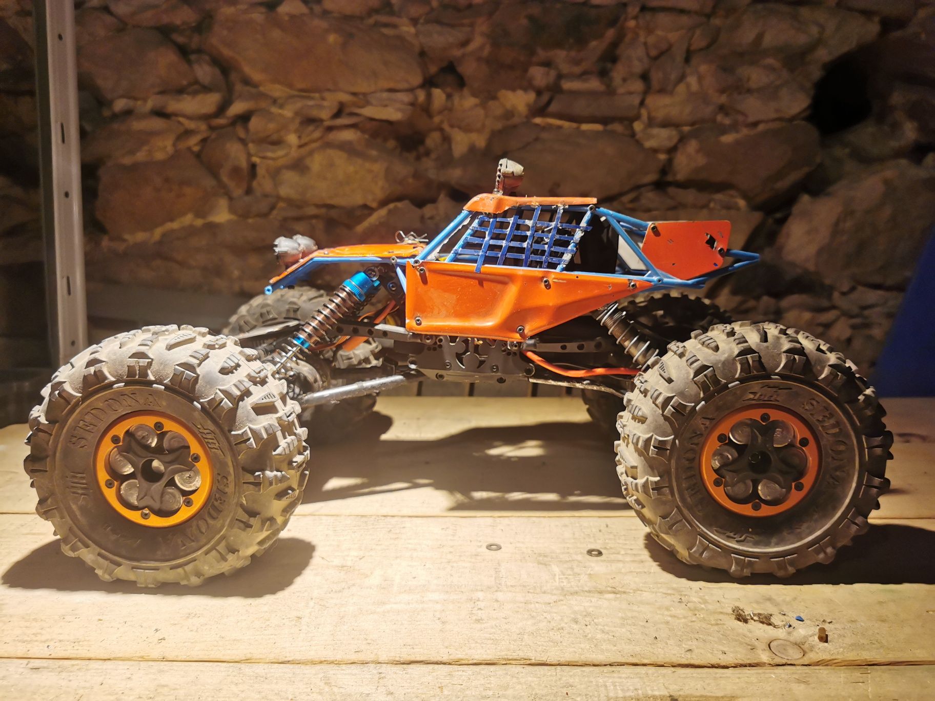 Axial xr10 Motor em cada eixo rc crawler profissional