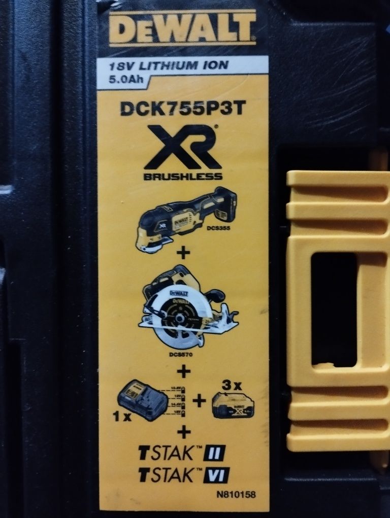 Zestaw DeWALT DCK755P3T