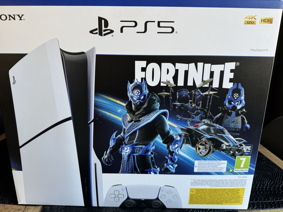 Konsola PS5 slim 1TB z napędem 2 pady