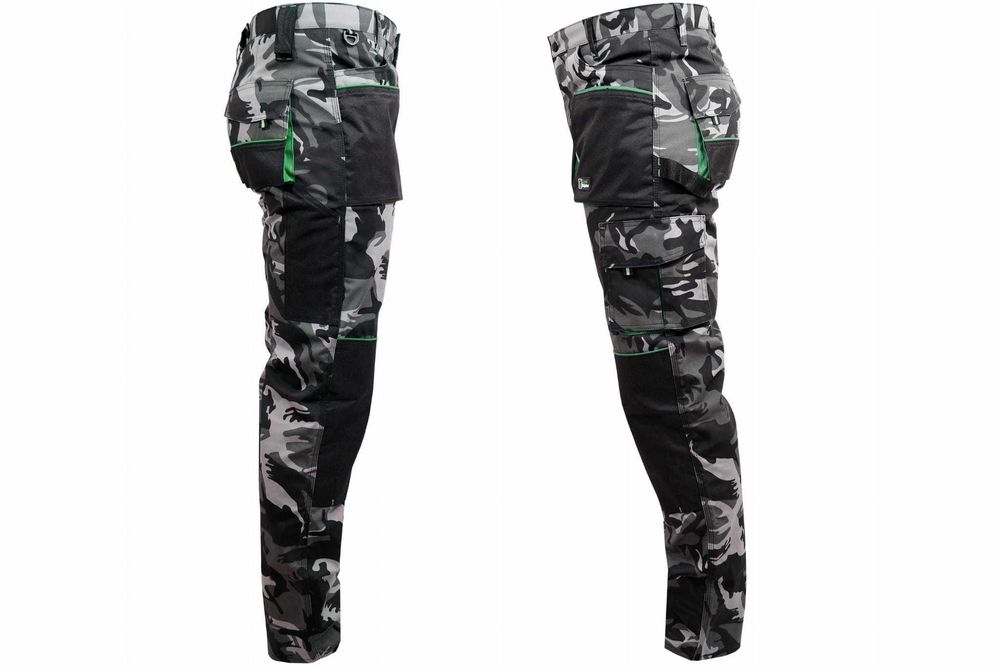 Spodnie robocze do pasa moro