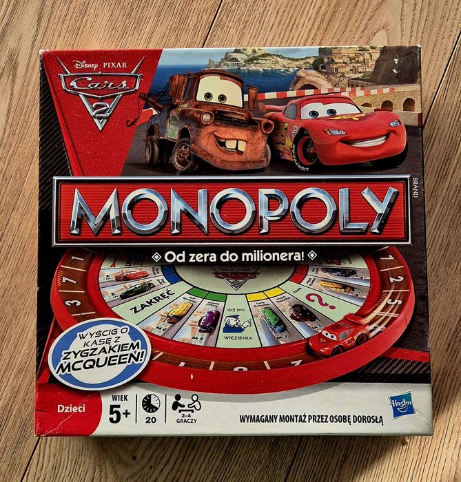 Gra planszowa Monopoly Cars 2