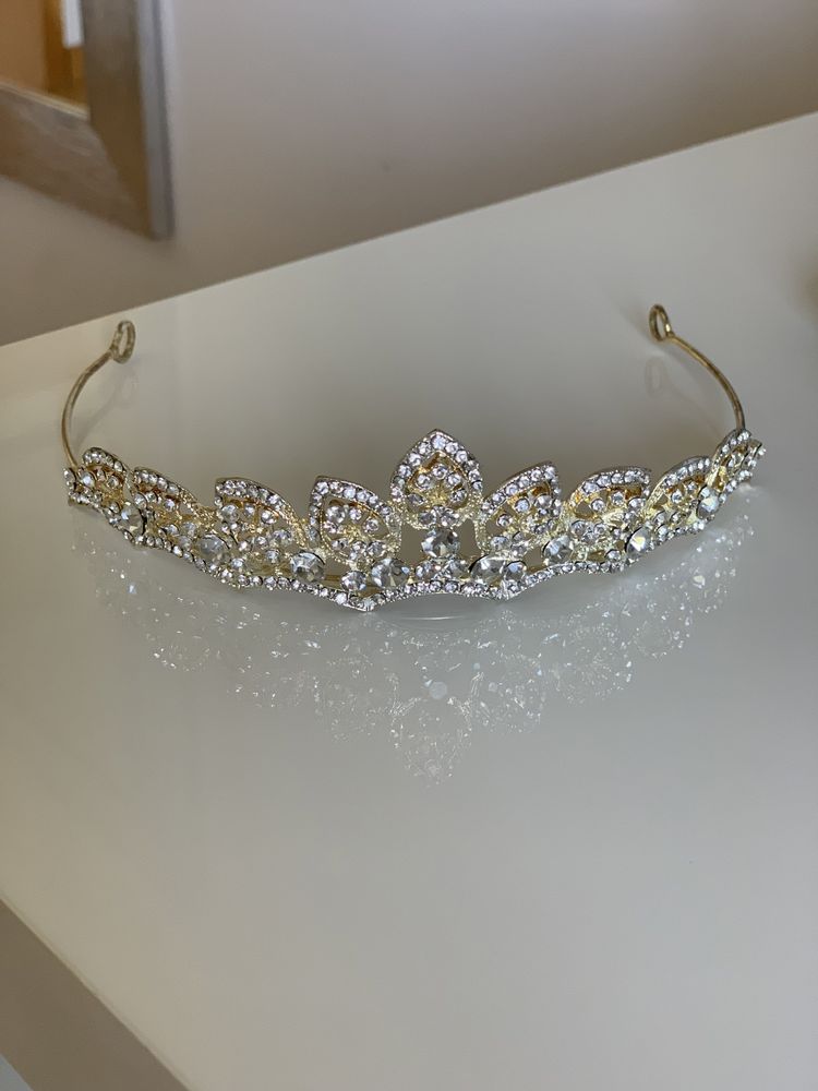 Tiara de cabelo estilo princesa