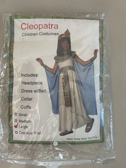 Strój kostium Kleopatry dla dzieci