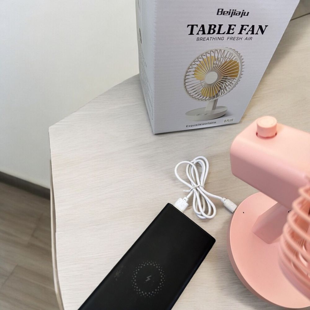 Вентилятор з USB, міні вентилятор з акумулятором