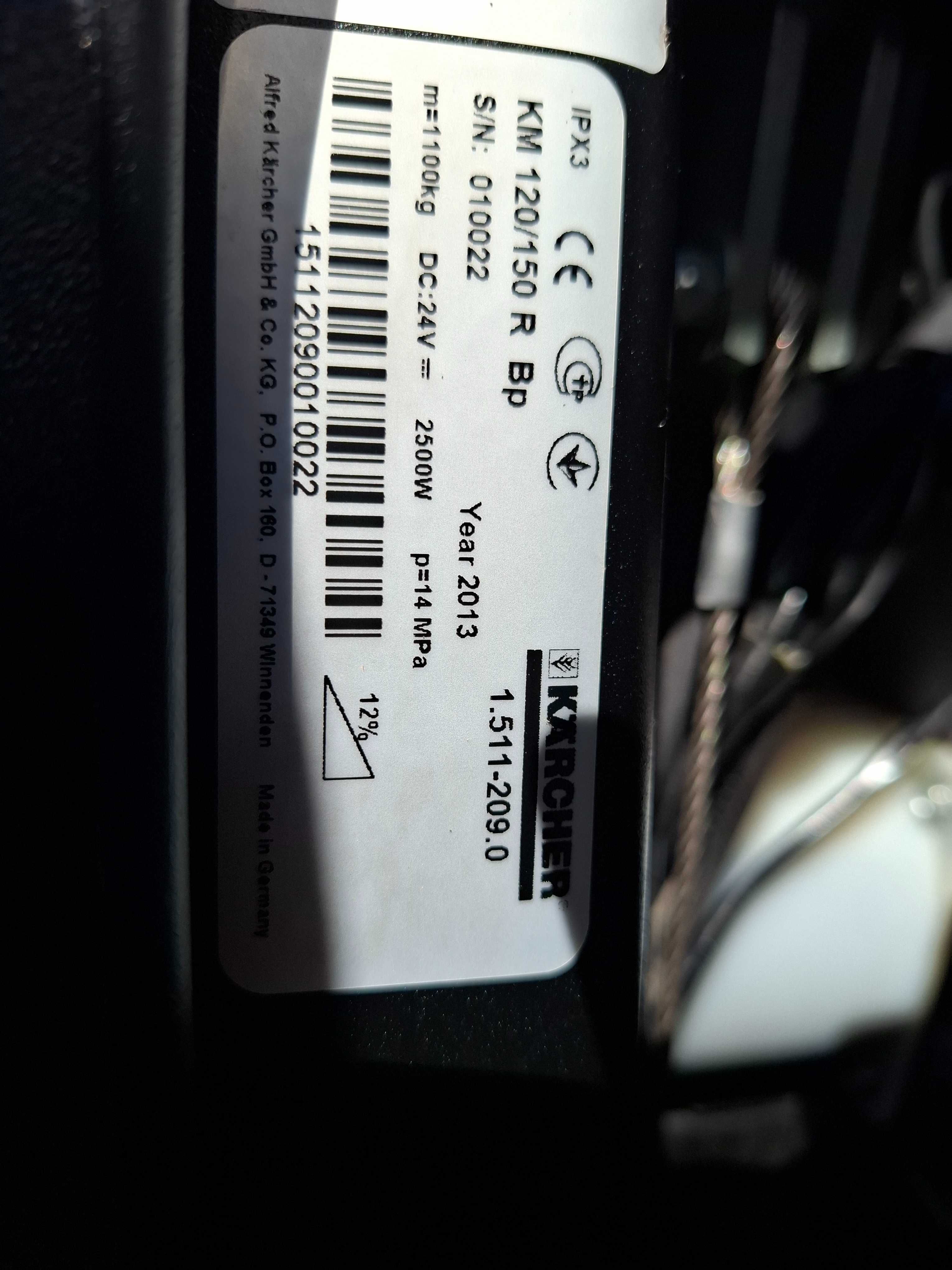 Zamiatarka Karcher KM 120/150 R * Akumulatorowa*  296h*
