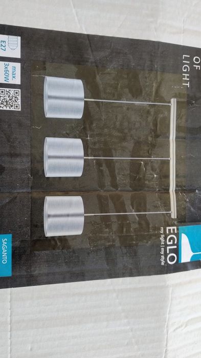 Eglo - Lampa wisząca 3xE27/60W/230V