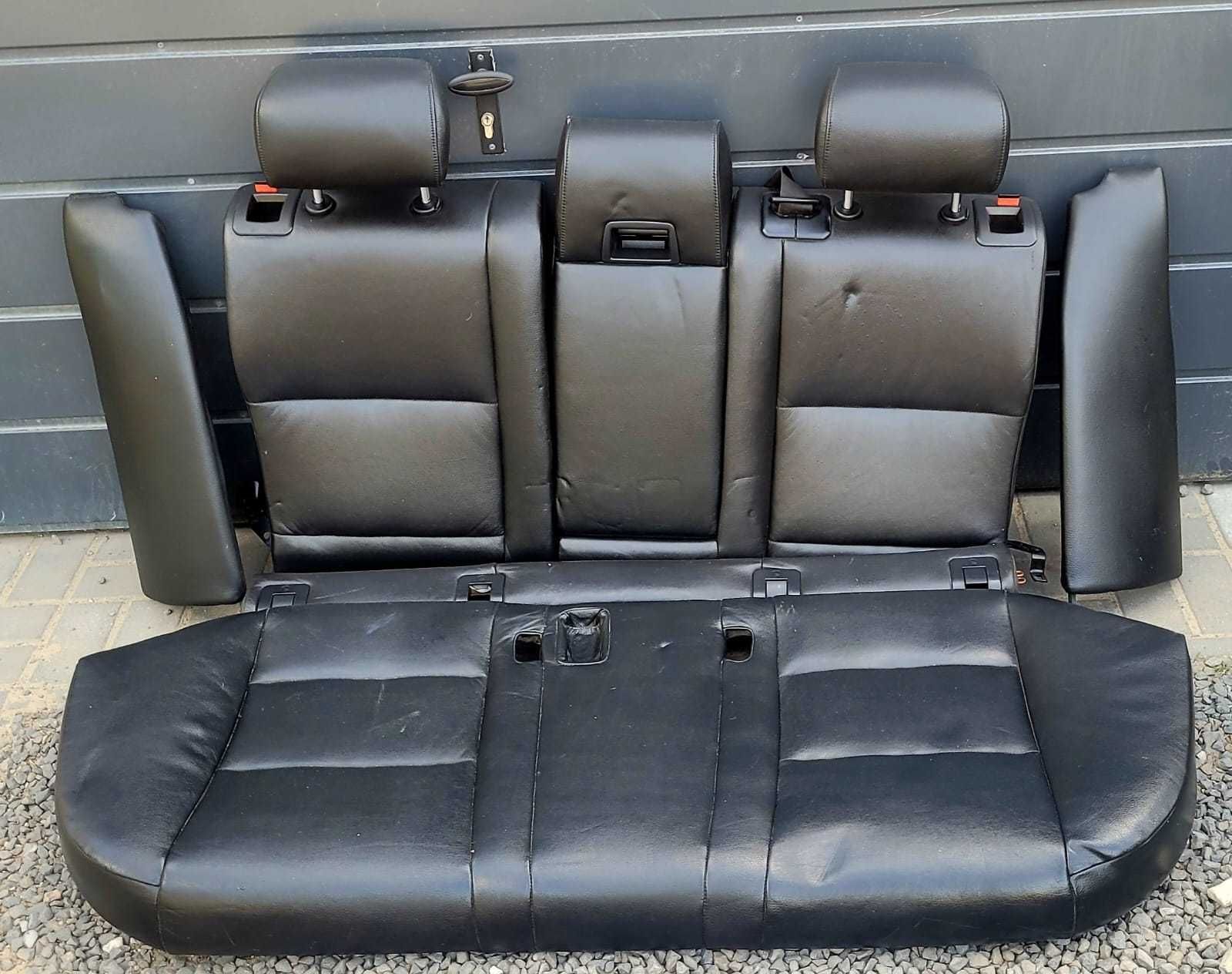 Fotele skóry wnętrze BMW 5 E61 grzane europa elektryczne pamięć