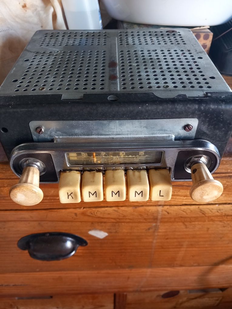 Antigo Radio auto blaupunkt stuttgart