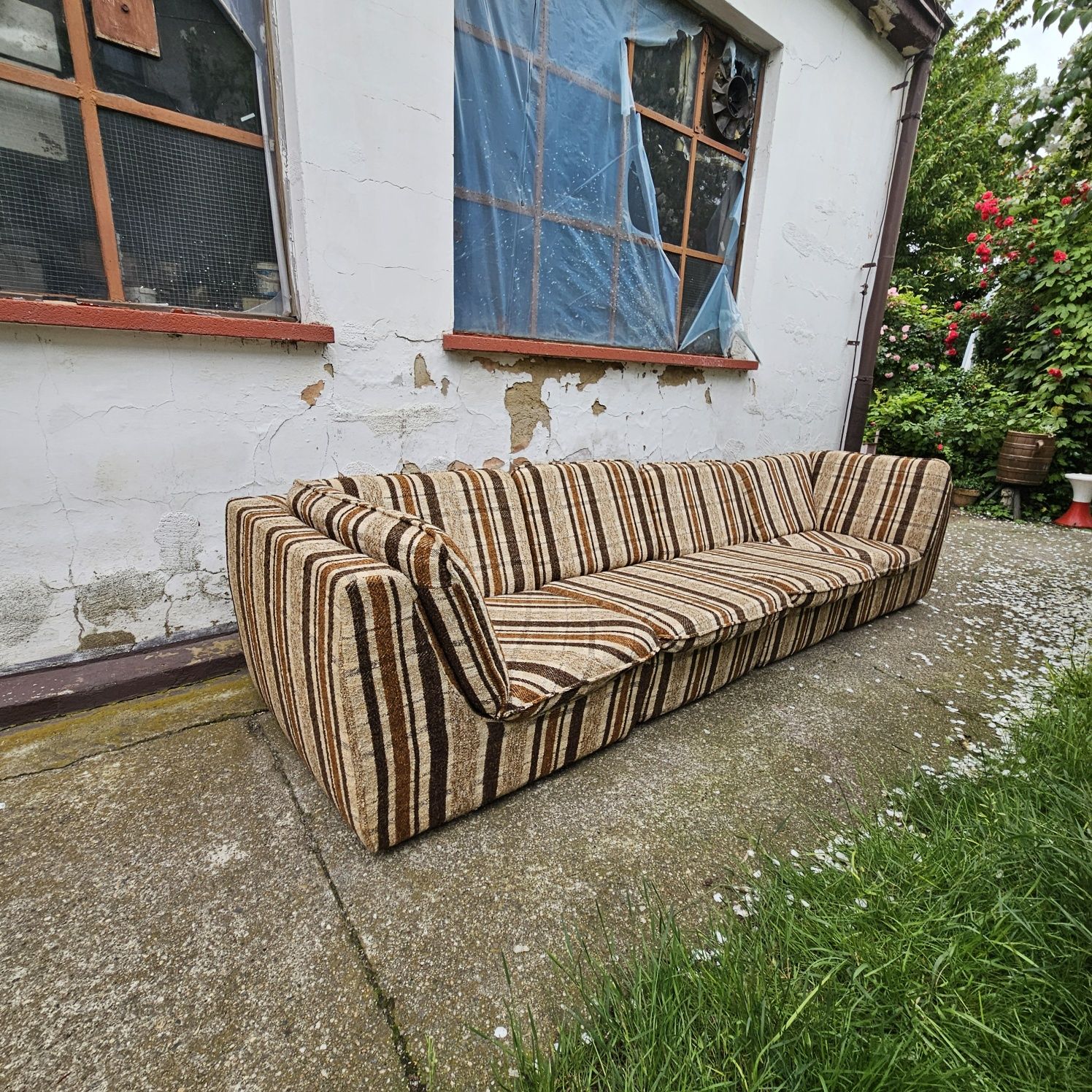Zestaw wypoczynkowy Moduły vintage sofa lata 70.