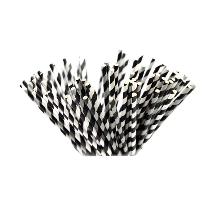 słomki biodegradowalne papierowe 20cm śr.6 10szt