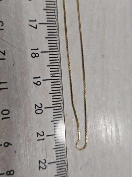 Złoty łańcuszek delikatny SPLOT DAMSKI PR 585