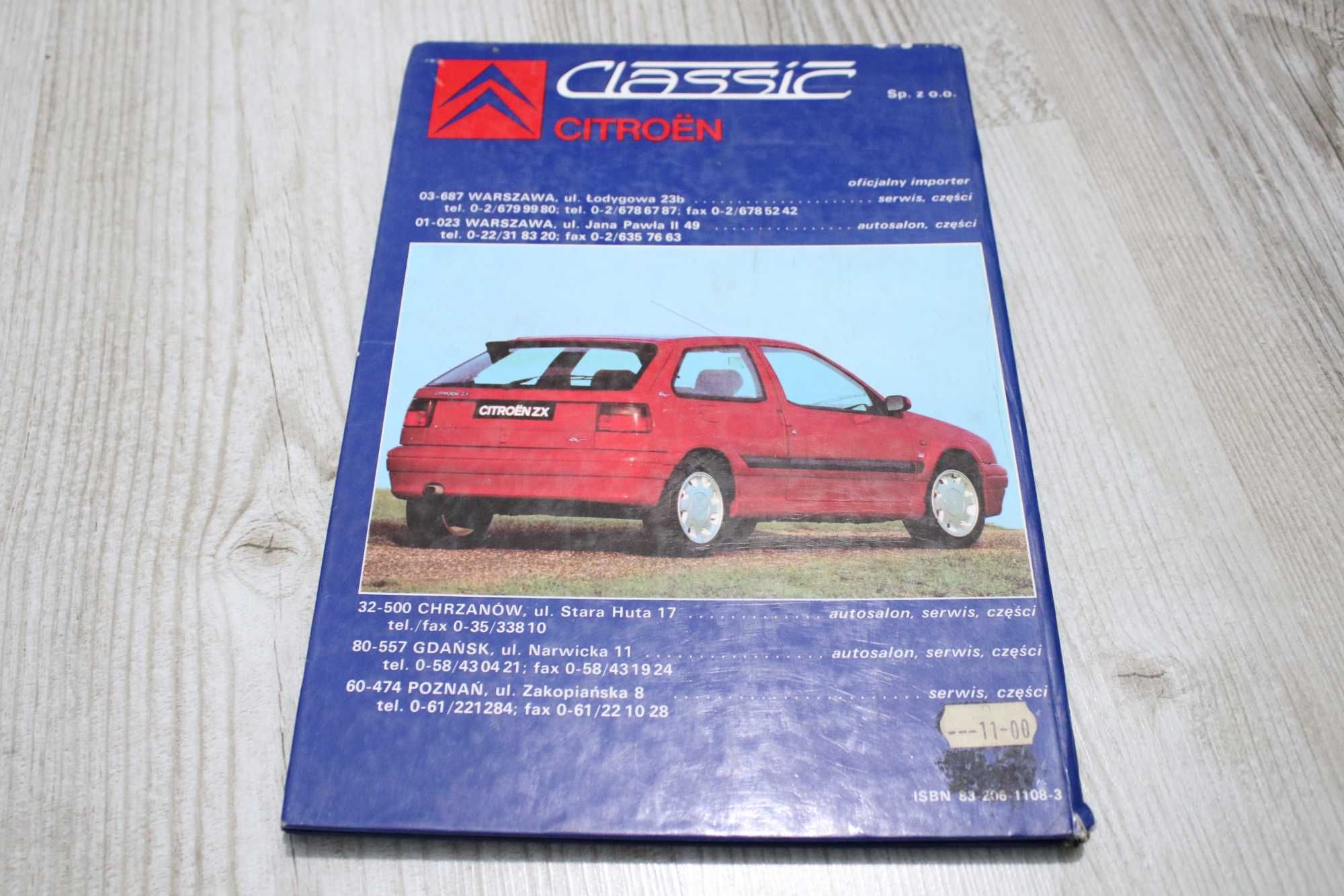 Książka W. Potocki Citroen ZX