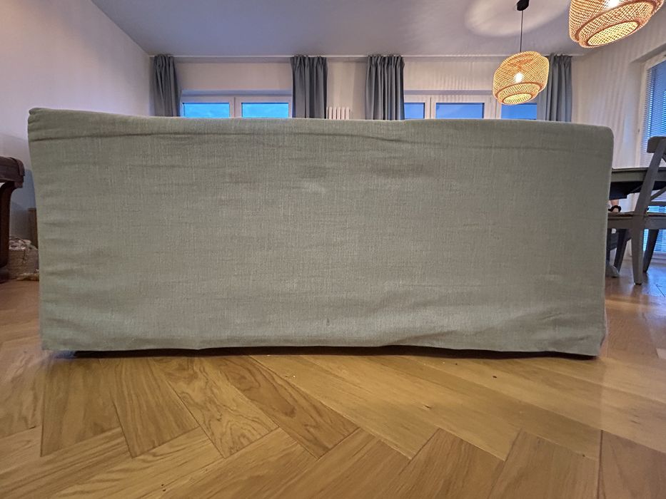 Kanapa Holmsund Ikea z szezlongiem szara z extra pokrowcami