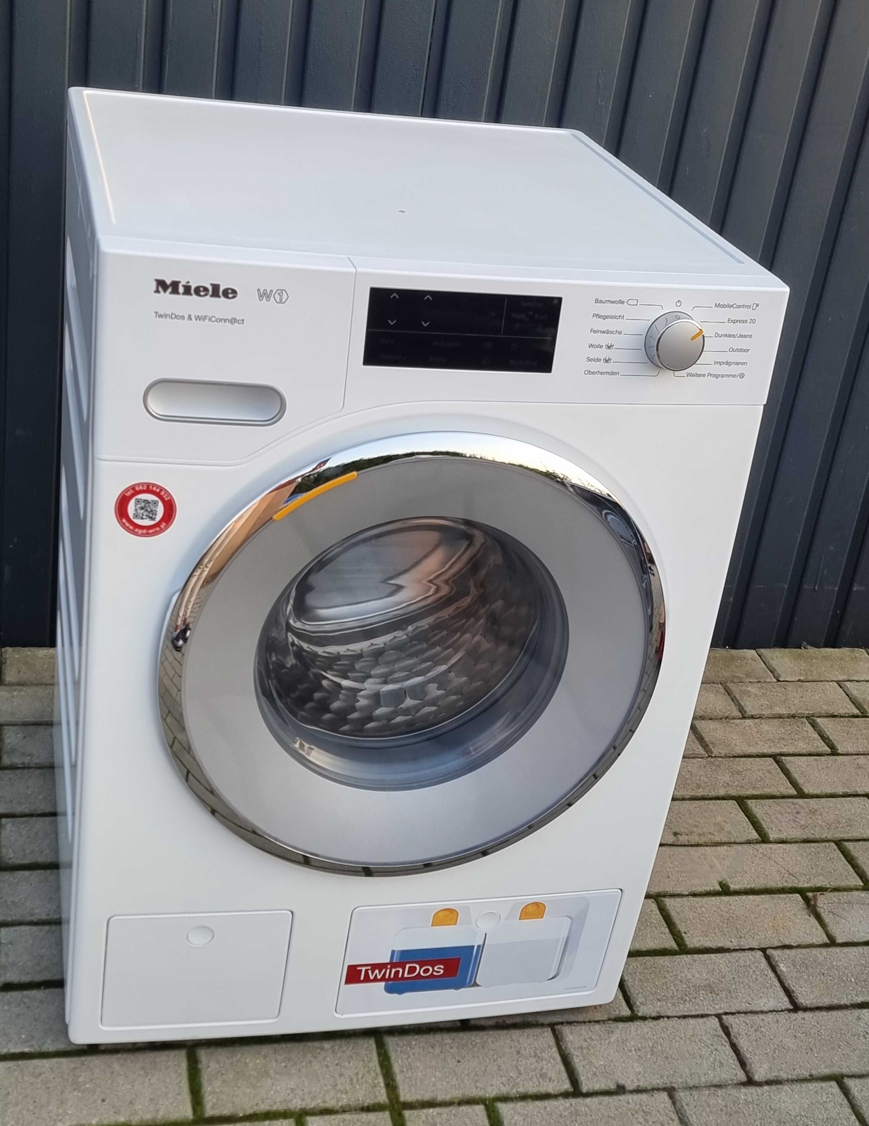 Pralka Miele W1 WWE767WPS, 8kg, TwinDos, CapDos, prog. dla ALERGIKÓW