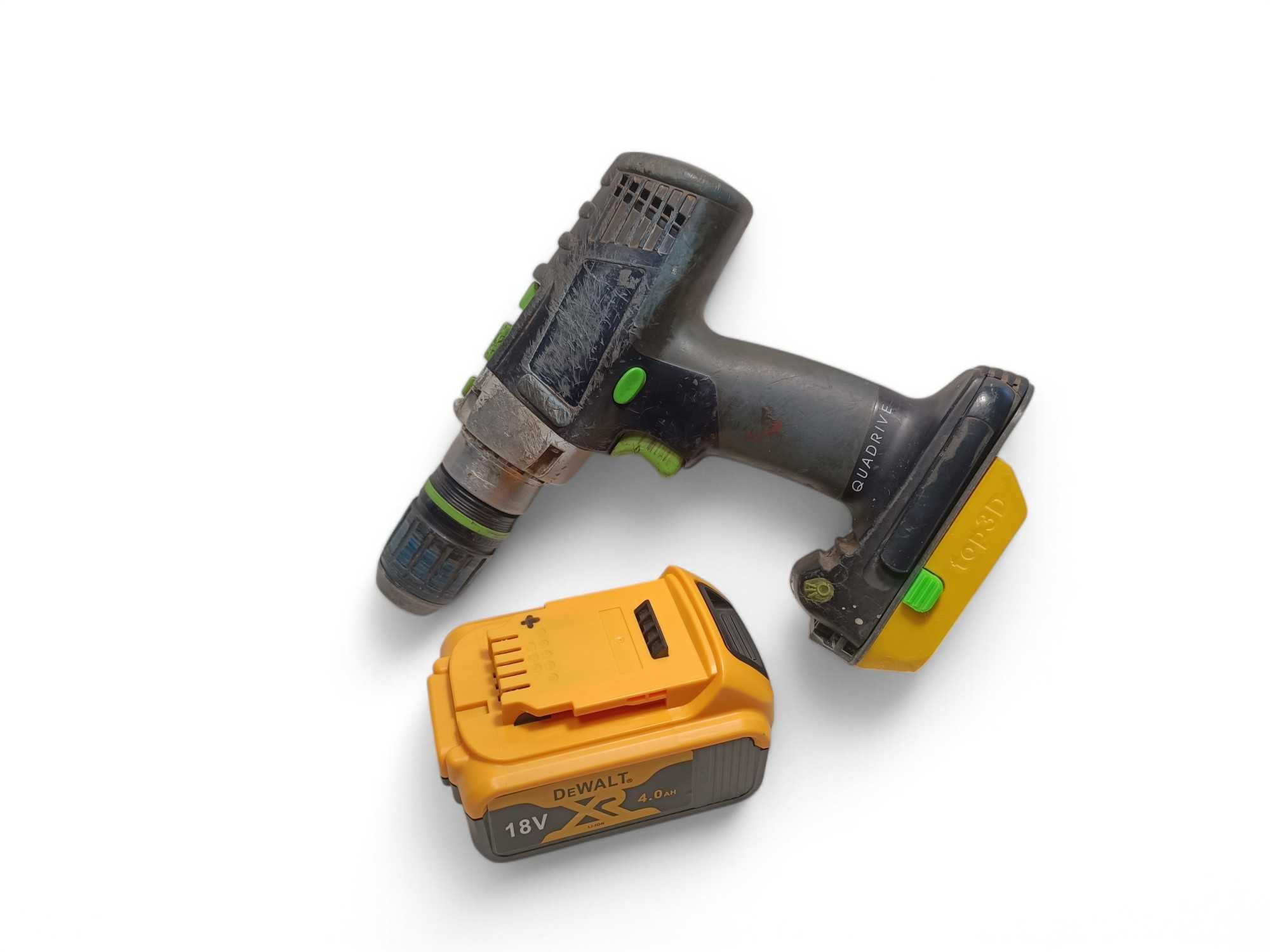 Adapter narzędzi Festool na baterie Dewalt XR