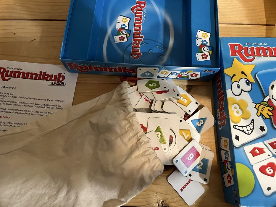 Gra Rummikub Junior- edukacyjna gra dla dzieci