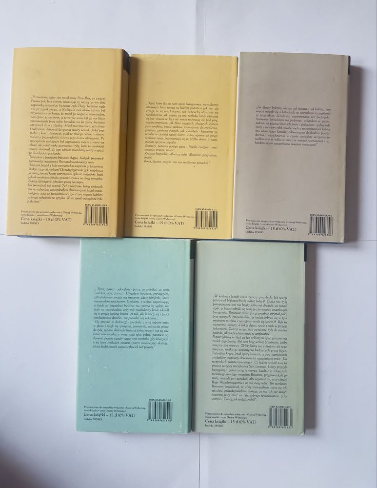 Zestaw 10 x literatura XX wieku Lolita Ja Klaudiusz Pożegnanie z Afryk