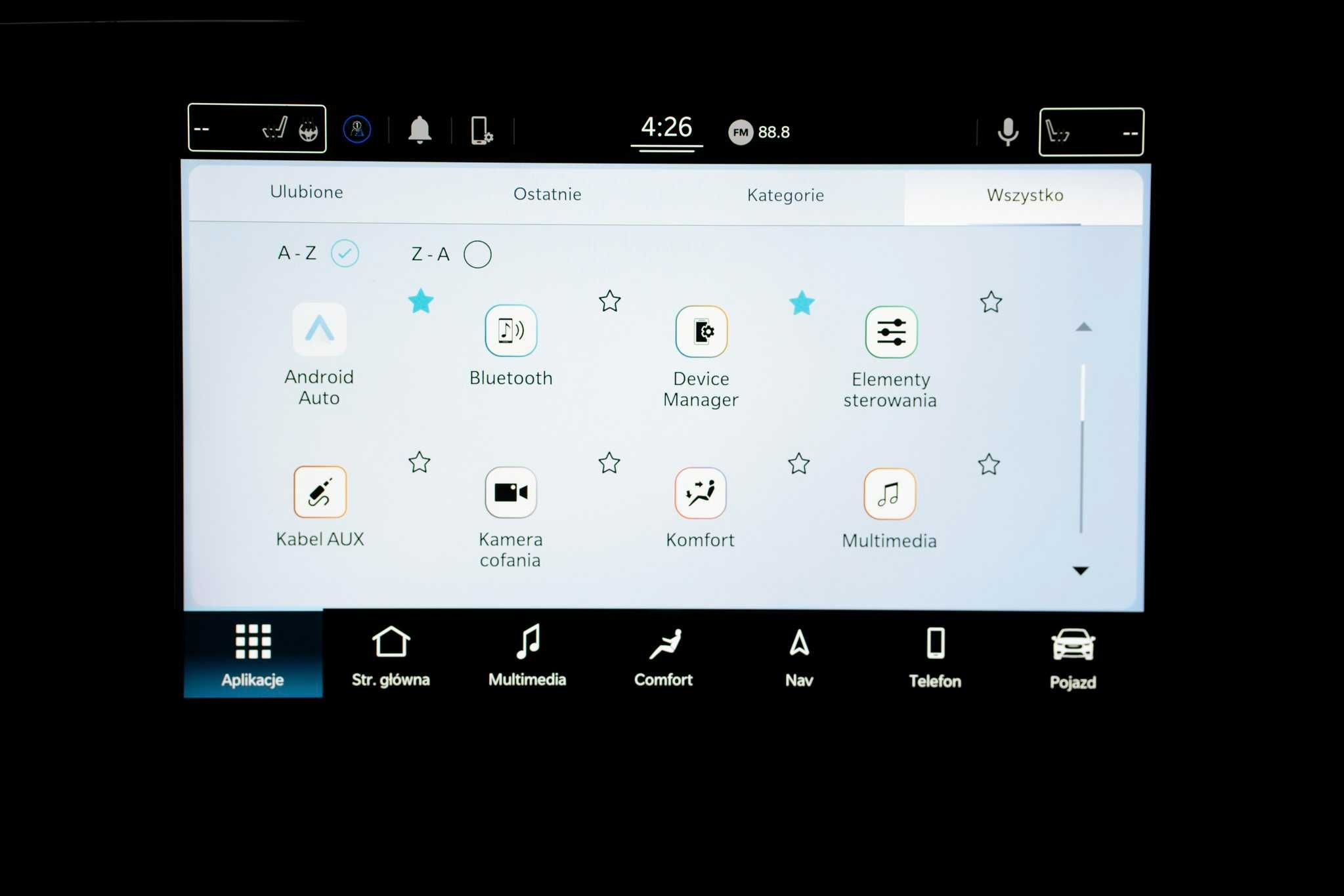 RAM 1500 UCONNECT 5 polskie menu lektor mapa