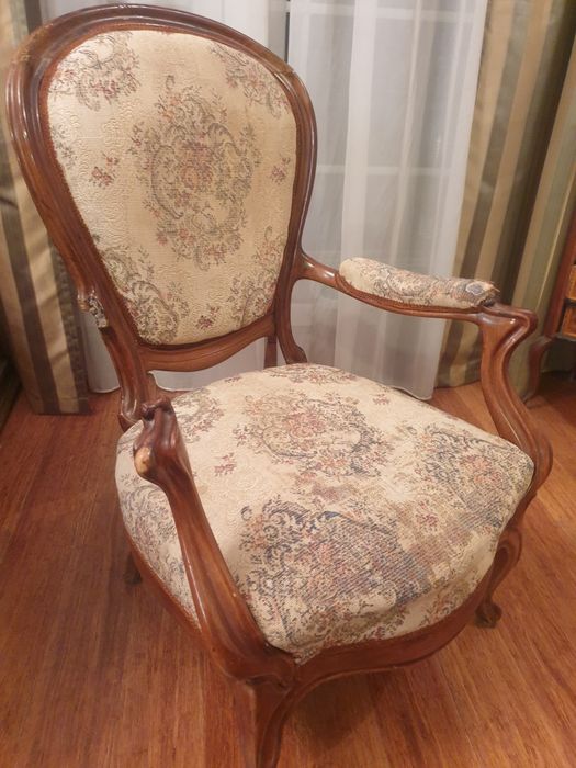 Fotel XIXw Ludwik Filip