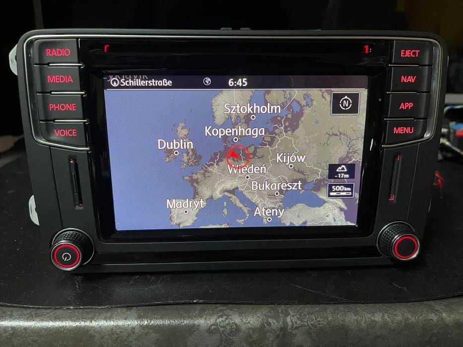 VW Radio Discovery PQ DAB cyfrowe radio Nawigacja wersja G