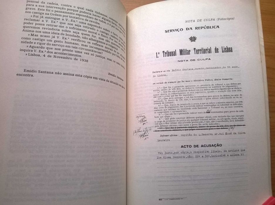História de um Atentado (O Atentado a Salazar 1.ª ed.) -Emídio Santana