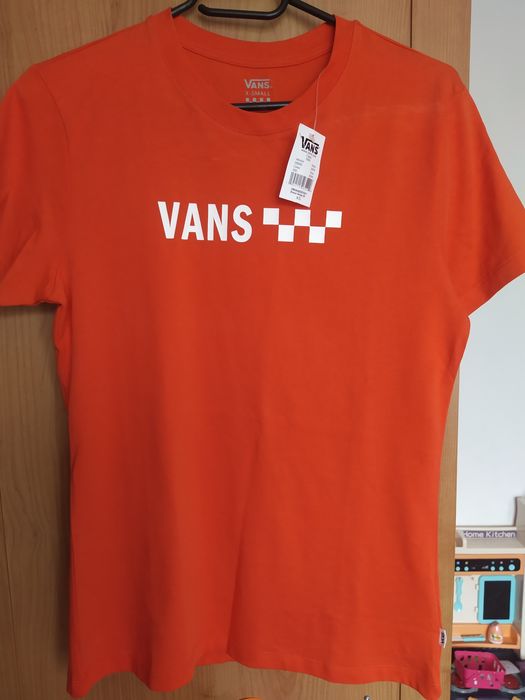 Vans nowa bluzka koszulka S XS  ceglasta gratis Sinsay