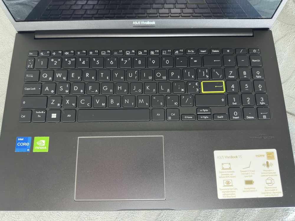 Asus VivoBook OLED 15,6"  i5 1135G7 | 16gb озу | mx350| SSD 512GB