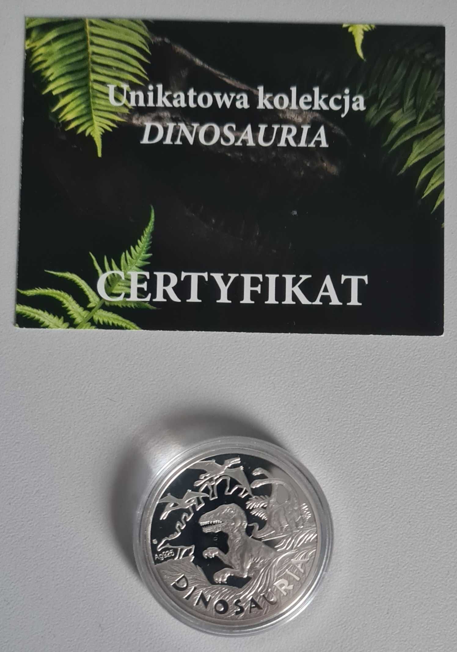 Kolekcja Dinosauria  -moneta TYRANNOSAURUS REX