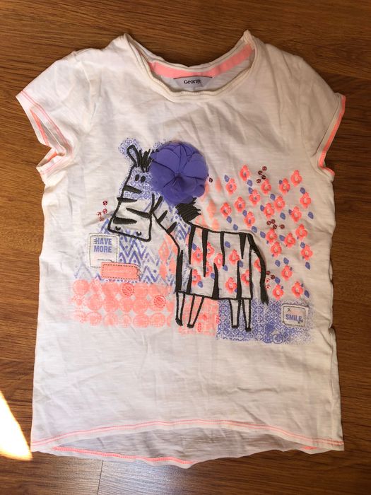 T-shirt dziewczęcy 6-7 lat