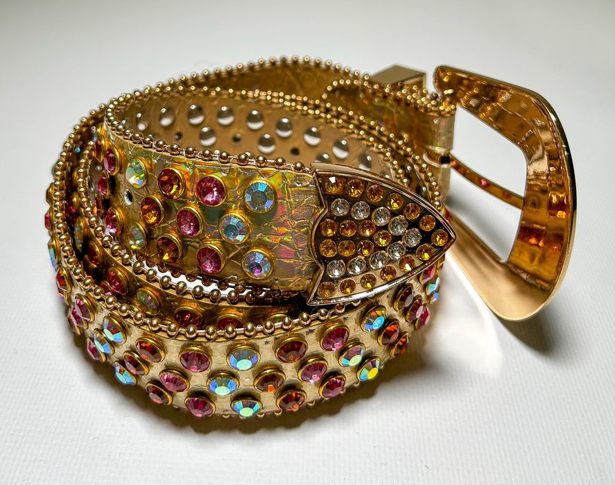 Ремень BB Belt Ed Hardy | Ремень с стразами