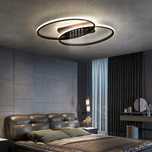 Lampa sufitowa LED do salonu 62 cm, 45 W, z pilotem ściemnialna
