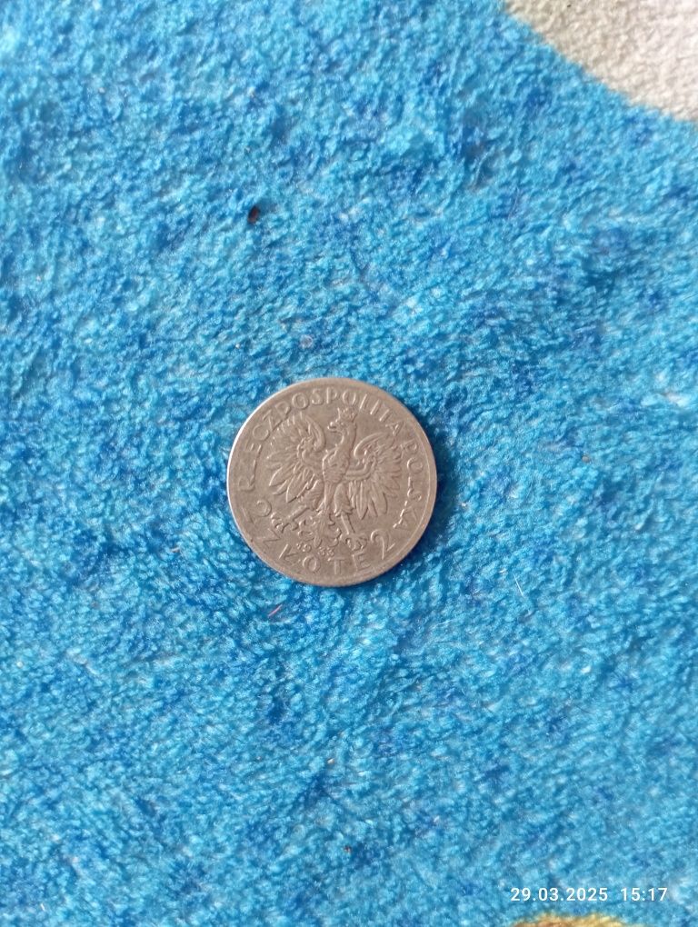 2 zł 1933 głową kobiety