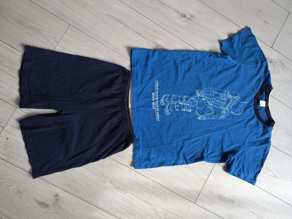 Piżama chłopięca bawełniana 122-128