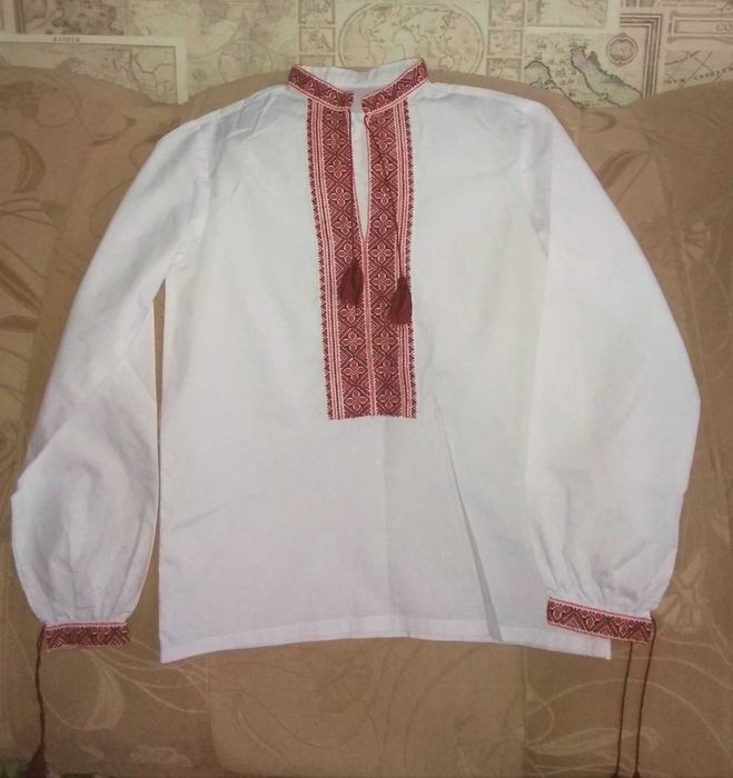 Вышиванка детская на 3-5 класс 140-158 см рост на 8-11 лет