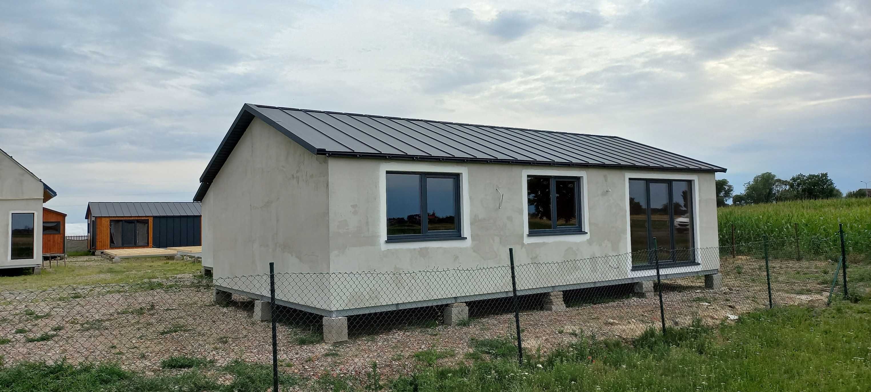 Dom modułowy całoroczny 70m2 z projektem