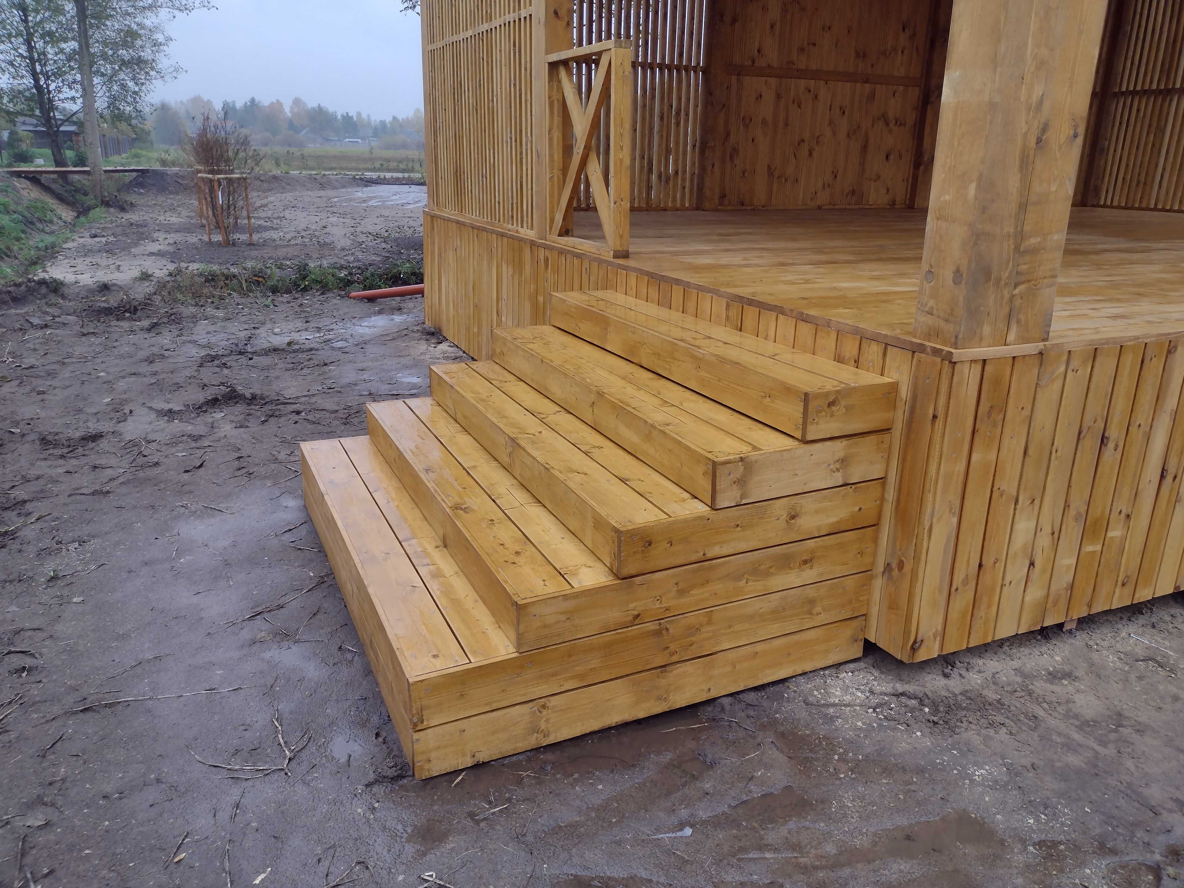 scena drewniana altany wiaty zadaszenia producent