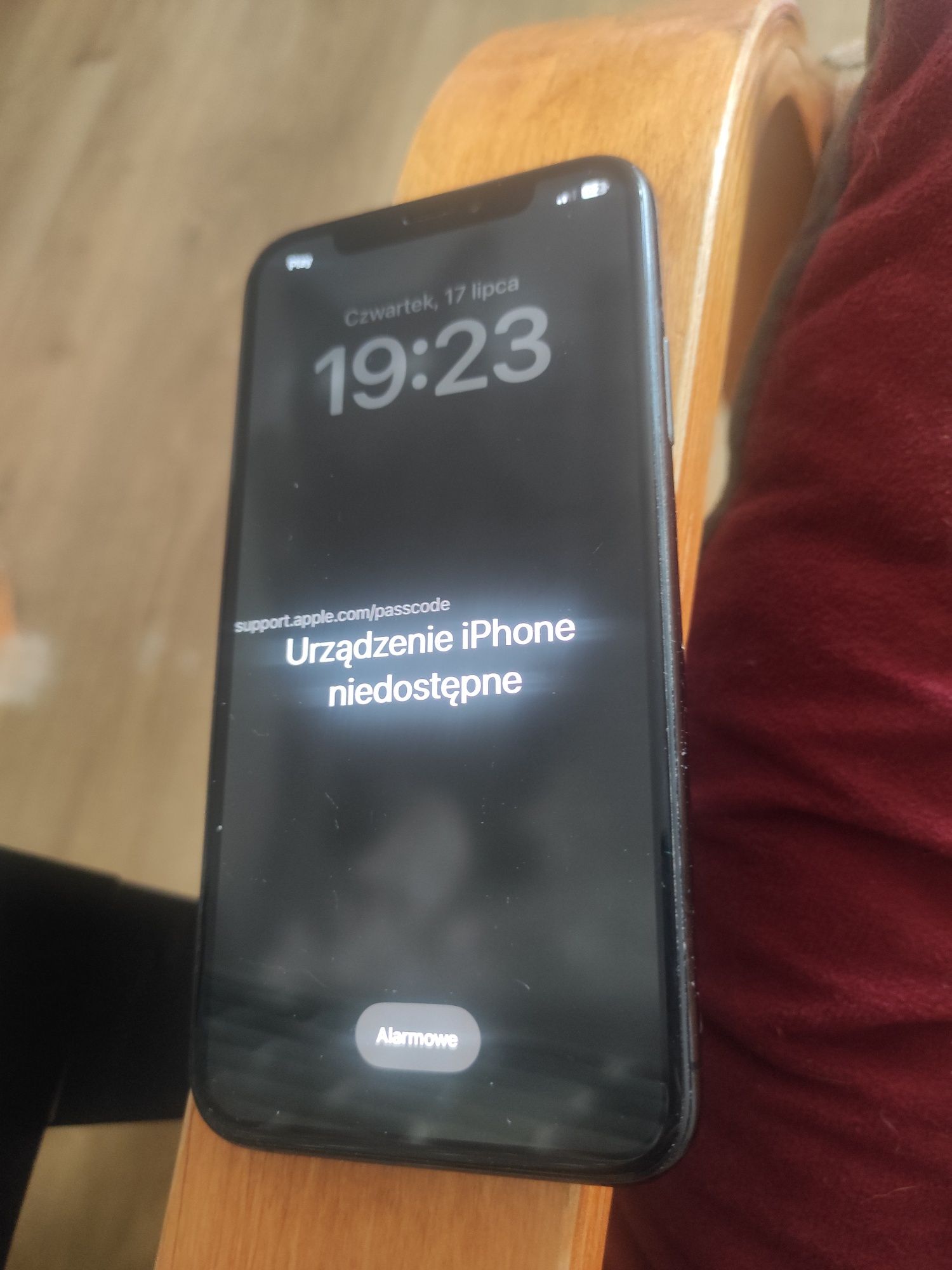 Iphone xs z Blokadą
